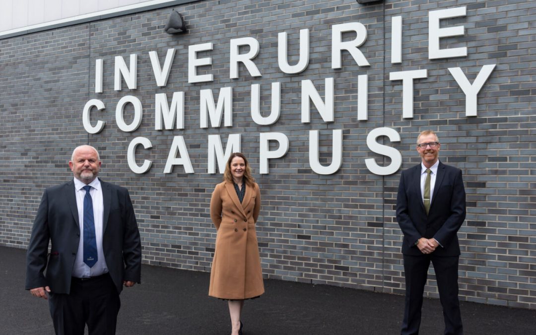 First visitors for Inverurie Community Campus